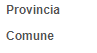 1. Informazioni su provincia, comune e coordinate