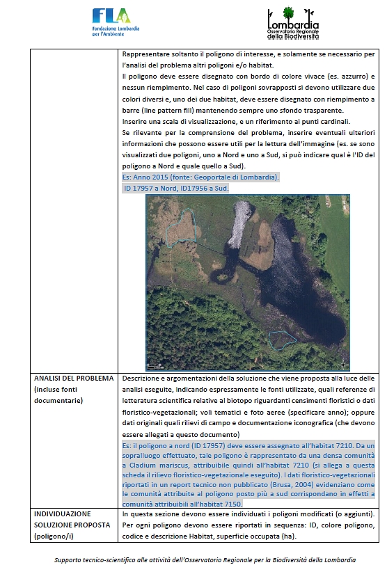modifiche cartografiche