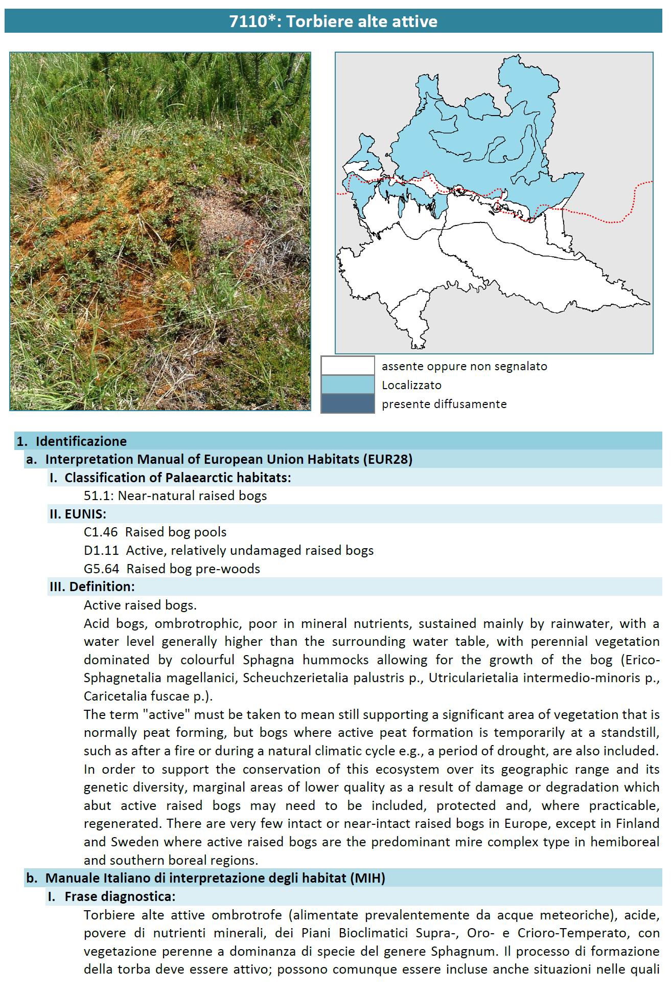 Schede monitoraggio habitat